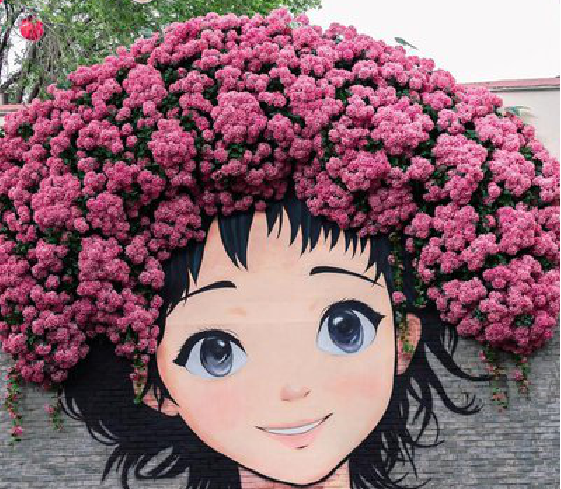 贡山墙体彩绘-网红墙打卡