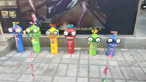 贡山商业区彩绘