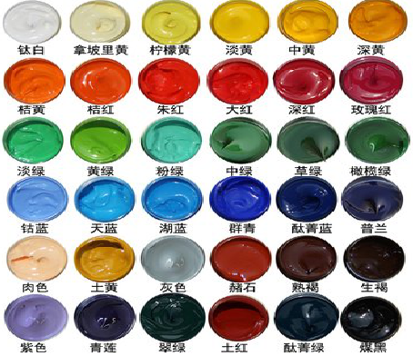 贡山墙绘颜色的选择有讲究。