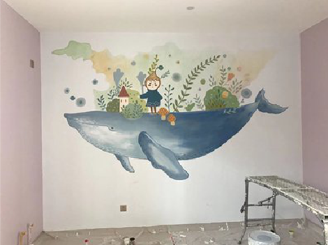 贡山手绘墙的特点及优势。